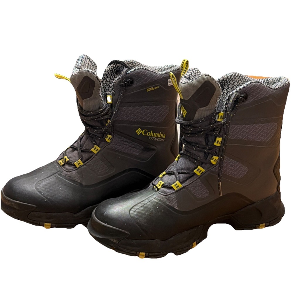 Columbia Titanium OutDry 600g Michelin Winter Boots Mens Size 9 Insulated